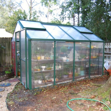 Today I Cleaned the Exterior of the Greenhouse